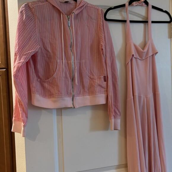 COPY - Hard tail Striped jacket pockets front - hooded back - Picture 2 of 9